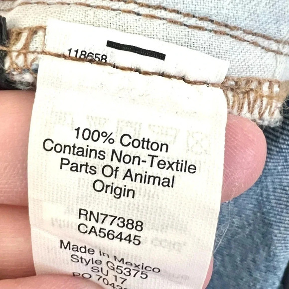 Madewell Retro Crop Bootcut 100% Cotton Two-Tone Jeans Size 27 - Picture 12 of 12